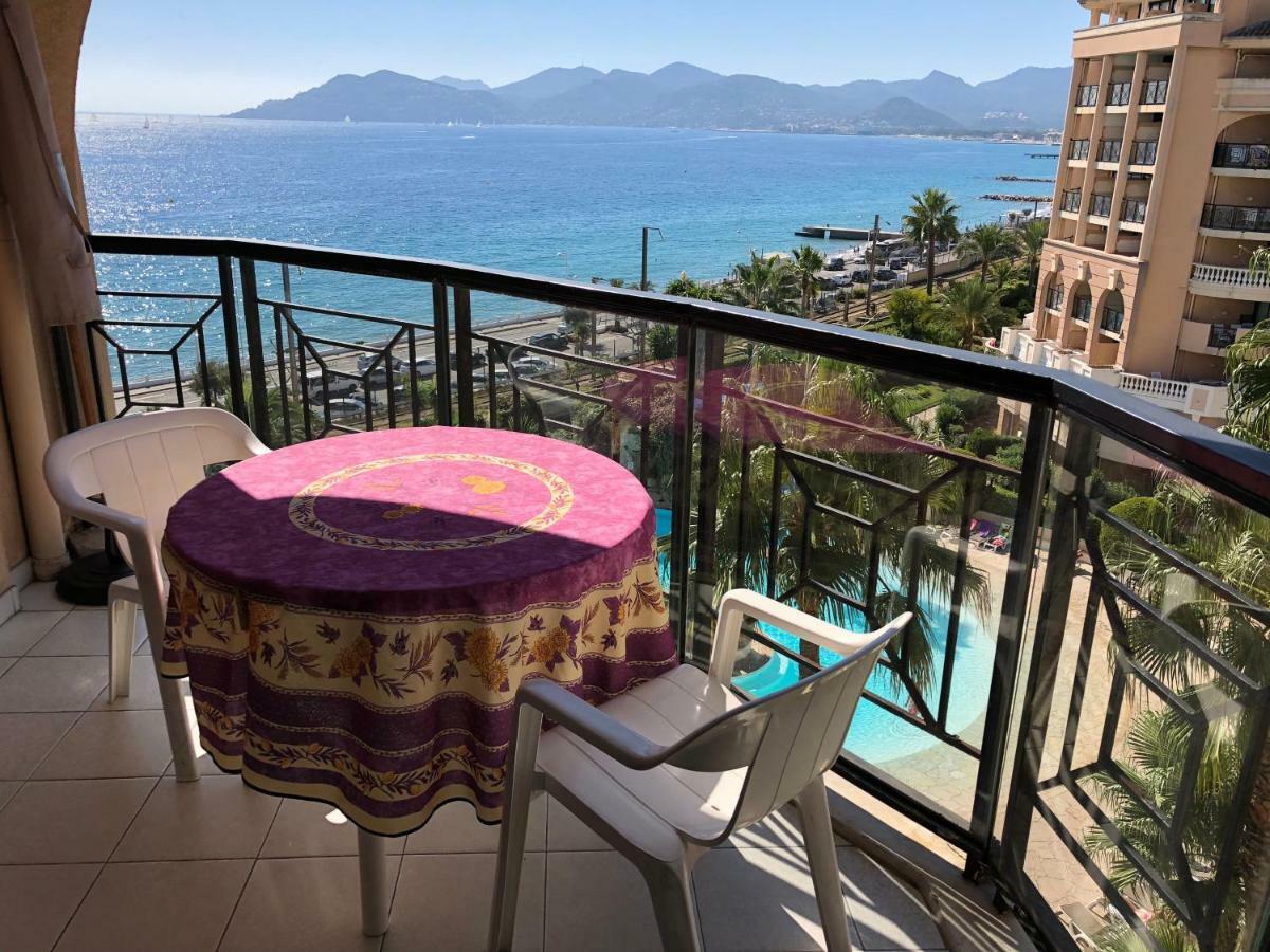 Cannes Apartment With Sea View, Aircondition And Parking Exterior foto